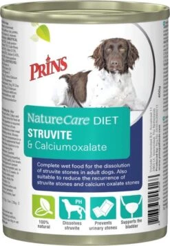6x Prins NatureCare Diet Struvite & Calciumoxalate Hond Natvoer 400 Gr