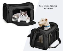 ACE Pets Honden Reistas Vliegtuig – Honden Draagtas Voor Kleine Hond – Hondentas Draagzak & Transporttas Hond – Maat L