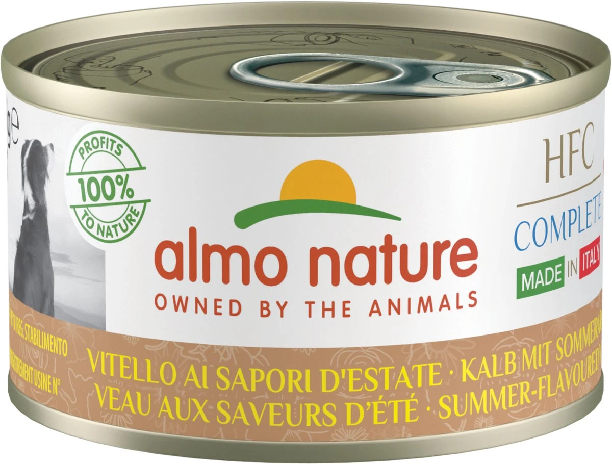 Almo Nature Natvoer Voor Honden – HFC Complete – 24 X 95g – Zalm Met Gierst, Perzik En Kruiden – 24 X 95 Gram 3 Almo Nature Natvoer Voor Honden – HFC Complete – 24 X 95g – Zalm Met Gierst, Perzik En Kruiden – 24 X 95 Gram