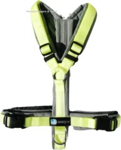 Annyx Hondentuig Limited Edition Maat M Grijs-lemon Geschikt Voor Borstomvang 62 Tot 74cm