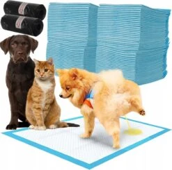 Ariko Puppy Training Pads – Zindelijkheidstraining – 45×33 Cm – 100 Stuks- 30 Poepzakjes