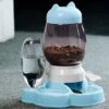 Automatische Voerbak – Voerbak – Hond En Kat – Waterbak – Voerautomaat Voor Hond En Kat – Voer En Drinkbak Combinatie – Water Dispenser – Drinkbak – Lichtblauw – Model 2 -Optimaal Hondenspullen Winkel Automatische voerbak Voerbak Hond en kat Waterbak Voerautomaat voor hond en kat Voer en drinkbak combinatie Water dispenser Drinkbak L