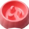 Banzaa Anti Schrok Voerbak Hond En Kat – Slow Feeder Antischokbak ø21cm Roze -Optimaal Hondenspullen Winkel Banzaa Anti schrok voerbak hond en kat Slow feeder Antischokbak o21cm Roze