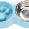 DMV Dubbele Voerbak – Hondenbak – Voederbak – Anti Schrok Bak – Kattenbak – Hond – Poes – Puppy’s – Hondenbrokken – Kattenbrokken – Drinkbak – RVS – Dog Bowl – Slowfeeder – Dieren – Blauw 2 DMV Dubbele Voerbak – Hondenbak – Voederbak – Anti Schrok Bak – Kattenbak – Hond – Poes – Puppy’s – Hondenbrokken – Kattenbrokken – Drinkbak – RVS – Dog Bowl – Slowfeeder – Dieren – Blauw -Optimaal Hondenspullen Winkel DMV Dubbele Voerbak Hondenbak Voederbak Anti Schrok Bak Kattenbak Hond Poes Puppys Hondenbrokken Kattenbrokken Drinkbak RVS D 2