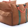 Dogs&Co Luxe Honden Autostoel Royal+ BRUIN Waterproof – Zeer Luxe Hondenmand Voor In De Auto – Comfortabele Honden Autozitje – Veilig Auto Bench Voor Puppy En/of Hond