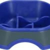 Eat Slow Live Longer Anti-schrok Voerbak Amaze Pinwheel M Blauw 16 Cm -Optimaal Hondenspullen Winkel Eat Slow Live Longer Anti schrok Voerbak Amaze Pinwheel M Blauw 16 cm