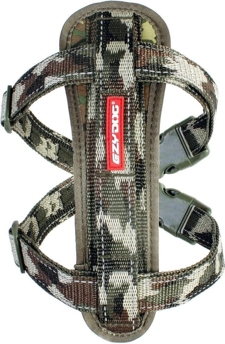 EzyDog Chest Plate Hondentuig Met Autogordel Zekering – Honden Harnas – M – Camouflage 3 EzyDog Chest Plate Hondentuig Met Autogordel Zekering – Honden Harnas – M – Camouflage