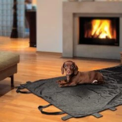 Flamingo Hondenaccessoire Autodeken – Zwart – 129 X 159 Cm