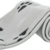 Trixie Fleece Hondendeken Lichtgrijs / Zwart (150X100 CM) -Optimaal Hondenspullen Winkel Fleece hondendeken lichtgrijs zwart 150X100 CM