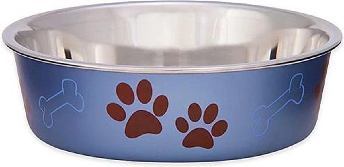 Honden Voerbak & Drinkbak – Vaatwasmachinebestendig, Met Antislip En Antibacteriële RVS Binnenzijde – Loving Pets Bella Bowl – 8 Kleuren In Small Tot Extra-Large – Kleur: Metallic Blueberry, Maat: Medium – 750ml 3 Honden Voerbak & Drinkbak – Vaatwasmachinebestendig, Met Antislip En Antibacteriële RVS Binnenzijde – Loving Pets Bella Bowl – 8 Kleuren In Small Tot Extra-Large – Kleur: Metallic Blueberry, Maat: Medium – 750ml