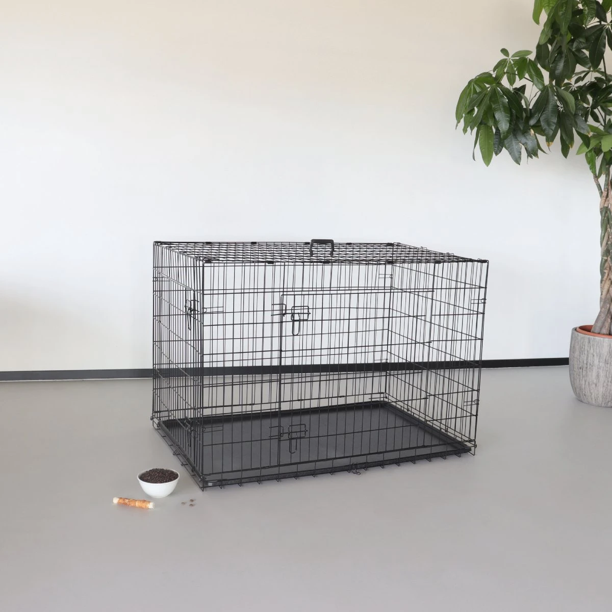 Hondenbench Sterk 122x77x82cm Bench Hond 2 Deuren 3 Hondenbench Sterk 122x77x82cm Bench Hond 2 Deuren