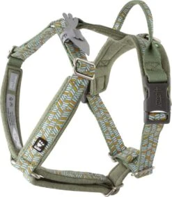 Hurtta Hondentuig – Hondenharnas – Y-harness – Kleur: Hedge – Maat: 45-55 Cm