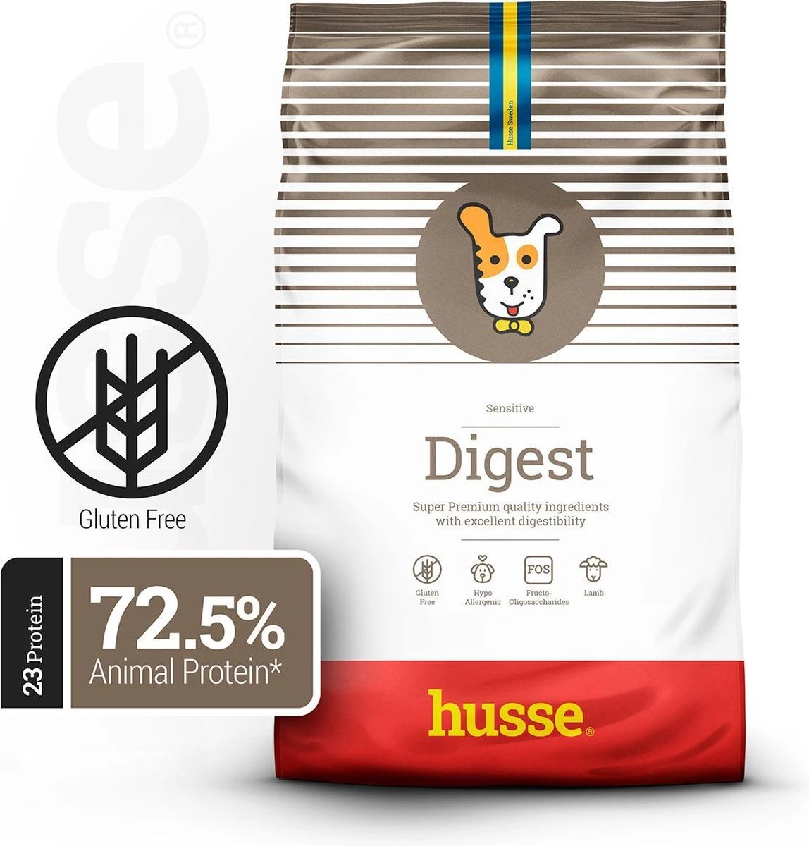 Husse Lam En Rijst – Hypoallergene Hondenbrokken – Hondenvoer – 2 Kg 3 Husse Lam En Rijst – Hypoallergene Hondenbrokken – Hondenvoer – 2 Kg