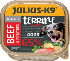 Julius K9 – Hondenvoer – Pate – Natvoer – Adult – Rund – 10 X 150g