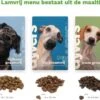 Lamvrij Hondenmenu Dyvers – Dagelijks Wisselende Hondenbrokken – 100% Natuurlijk – Vrij Van Lam Hondenvoer – 7x1kg