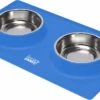 Loving Owner – Voerbak Met Anti-slip Mat – Klein Huisdier – Voerbak Hond En Kat – RVS – Blauw 2 Loving Owner – Voerbak Met Anti-slip Mat – Klein Huisdier – Voerbak Hond En Kat – RVS – Blauw -Optimaal Hondenspullen Winkel Loving Owner Voerbak met anti slip mat Klein huisdier Voerbak hond en kat RVS Blauw