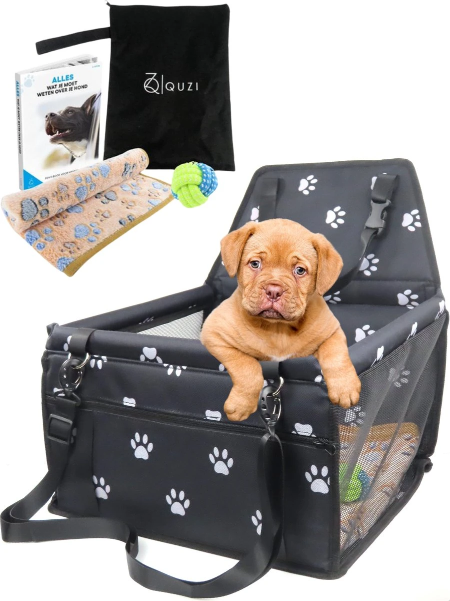 Luxe Autostoel Hond – Reisbench Opvouwbaar – Hondenmand Auto Achterbank – Waterdichte Hondenstoel – Zwart 3 Luxe Autostoel Hond – Reisbench Opvouwbaar – Hondenmand Auto Achterbank – Waterdichte Hondenstoel – Zwart