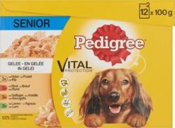 Pedigree Maaltijdzakjes – Hond – Senior – Natvoer – 4 X 12 X 100g