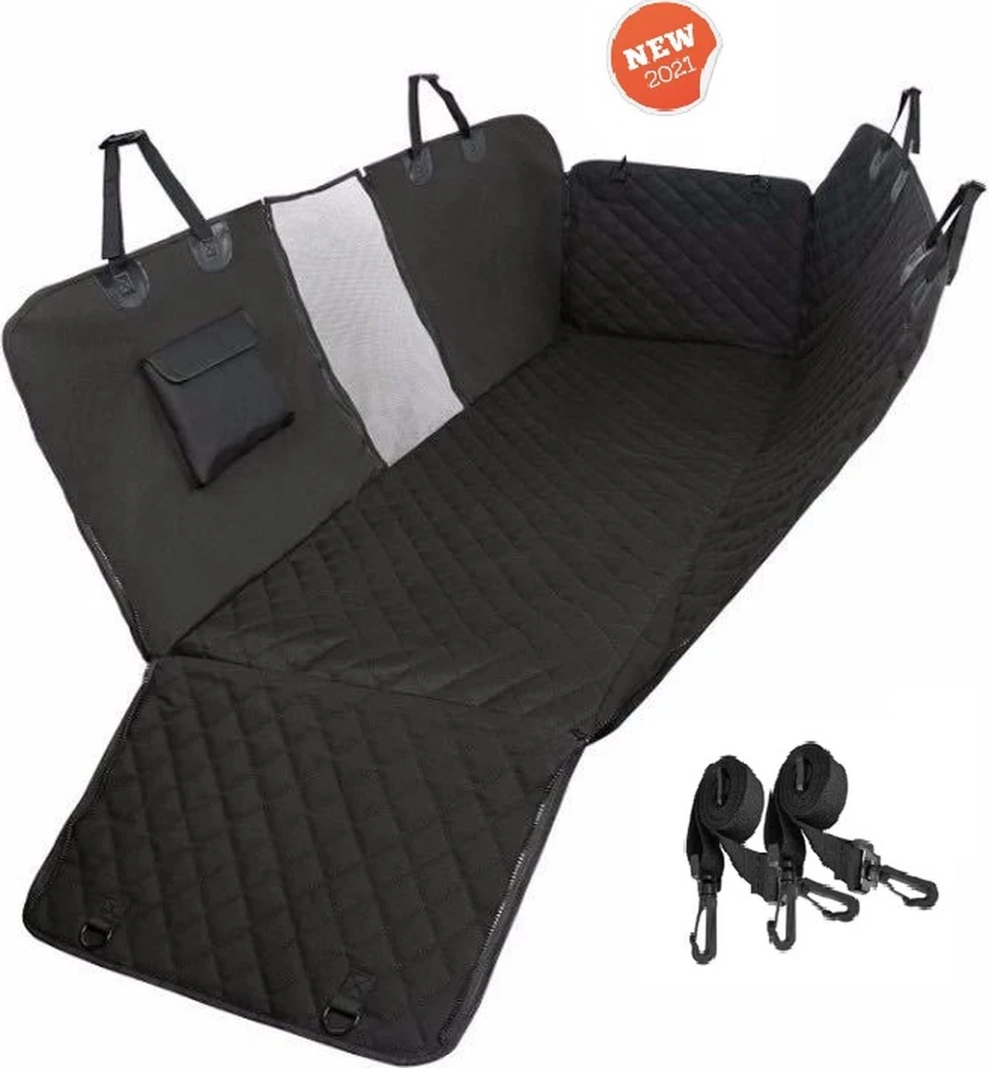 Pets Fortune – Hondendeken Auto Achterbank – Hond Autodeken – Achterbank Beschermhoes – Hondenkleed – Mesh Kijkvenster Met Ritsen Aan Beide Zijden – Zwart – 137 X 147 Cm 3 Pets Fortune – Hondendeken Auto Achterbank – Hond Autodeken – Achterbank Beschermhoes – Hondenkleed – Mesh Kijkvenster Met Ritsen Aan Beide Zijden – Zwart – 137 X 147 Cm