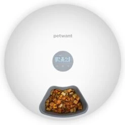 Petwant Automatische Voerbak – Voerbak – Voerautomaat – Voerbak Kat – Voerbak Hond – Voerautomaat Kat – Wit