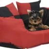 Prolenta Premium Hondenkussen Omkeerbaar En Wasbaar 65x50x20 Cm Rood En Zwart -Optimaal Hondenspullen Winkel Prolenta premium Hondenkussen omkeerbaar en wasbaar 65x50x20 cm rood en zwart