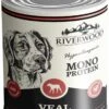 Riverwood 6-pack (5% Korting) – Ultra Premium Natvoer Voor Honden – 2.4Kg – Kalf Hypoallergeen – Graan- En Glutenvrij -Optimaal Hondenspullen Winkel Riverwood 6 pack 5 Korting Ultra Premium Natvoer voor Honden 2.4Kg Kalf Hypoallergeen Graan en Glutenvrij