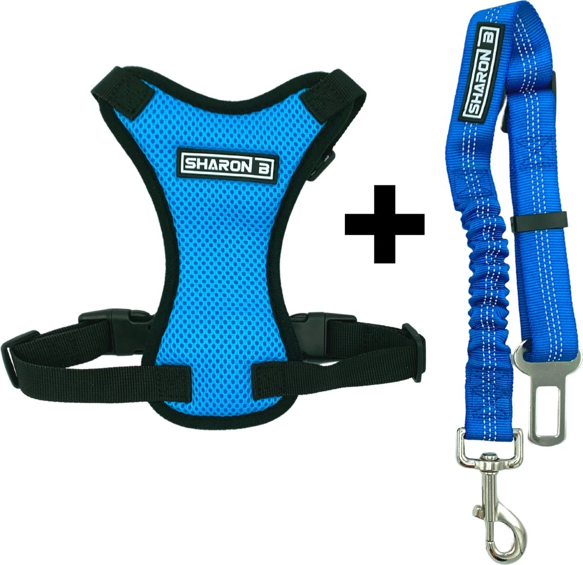 Sharon B – Autoharnas – Hondengordel – Blauw – Maat XS – Autogordel Met Hondentuigje – Voor Kleine Honden – Veilig Onderweg 3 Sharon B – Autoharnas – Hondengordel – Blauw – Maat XS – Autogordel Met Hondentuigje – Voor Kleine Honden – Veilig Onderweg