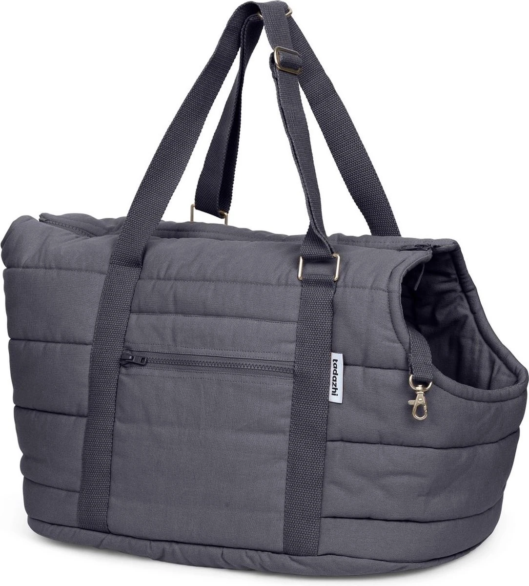 Tadazhi | Hondentas | Draagtas | Warm Grijs