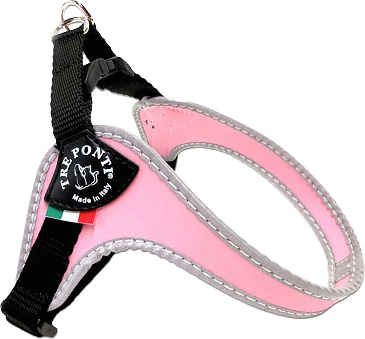 Tre Ponti Fibbia Basic Tuig Roze&Reflecterend – Hondenharnas – 28 – 37 Cm 3 Tre Ponti Fibbia Basic Tuig Roze&Reflecterend – Hondenharnas – 28 – 37 Cm