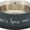 Trixie Voerbak Hond Rvs Gepoedercoat Grijs -Optimaal Hondenspullen Winkel Trixie voerbak hond rvs gepoedercoat grijs