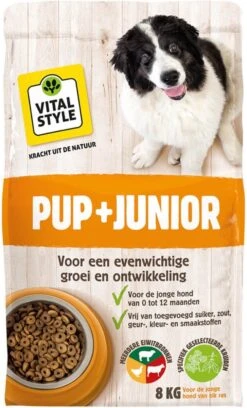 VITALstyle – PUP+JUNIOR – Hondenbrokken – 8 Kg