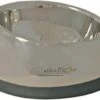 Voerbak RVS Zwaar Antislip Ovaal 27 Cm 2 Voerbak RVS Zwaar Antislip Ovaal 27 Cm -Optimaal Hondenspullen Winkel Voerbak RVS zwaar antislip ovaal 27 cm