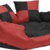 VidaXL Hondenkussen Omkeerbaar En Wasbaar 85x70x20 Cm Rood En Zwart -Optimaal Hondenspullen Winkel vidaXL Hondenkussen omkeerbaar en wasbaar 85x70x20 cm rood en zwart 1